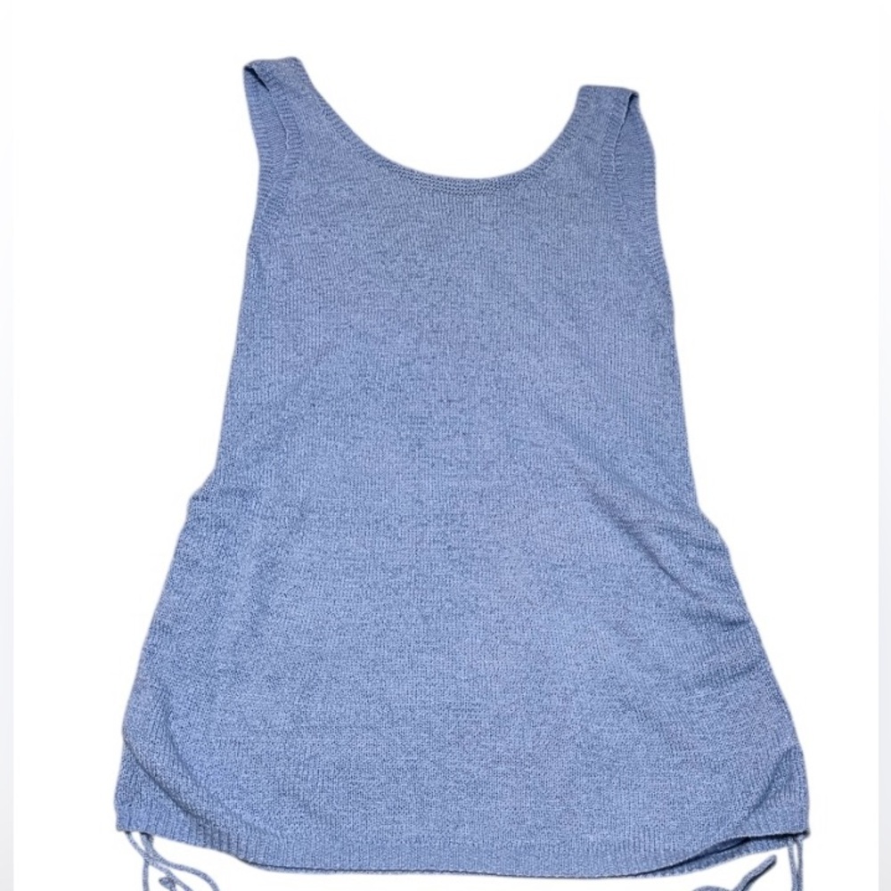 Blue Knit Swim Coverup - Picture 6 of 7